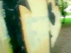 Sweet junior   dumb college girl suckin   fucking outdoors