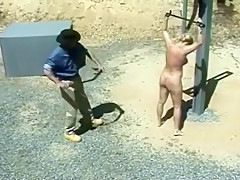 Amazing homemade BDSM, Outdoor xxx movie
