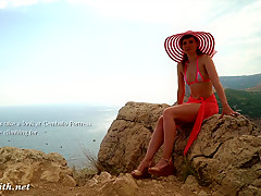 Caught naked by army copter. Nudist Vacations.