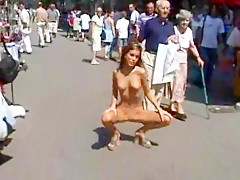 Babe public nudity