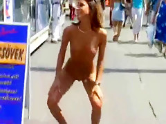 Babe public nudity