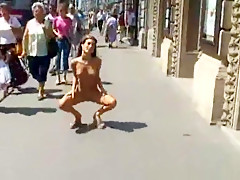 Babe public nudity