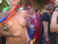 Best pornstar in hottest striptease, brunette sex movie