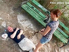 Horny homemade Femdom, BDSM adult movie