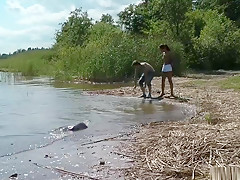 Hottest pornstar in fabulous brunette, outdoor sex video