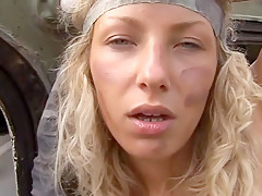 Exotic pornstar in horny outdoor, blonde porn video