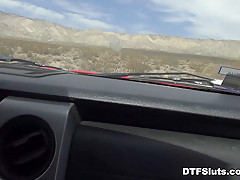 Dani Daniels in Dani Daniels Gets Down in the Desert - DTFSluts
