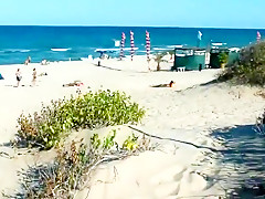 Just a day on the nude beach with lots of fun