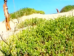 Just a day on the nude beach with lots of fun