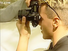 Hottest pornstars Rita Faltoyano, Anita Paris and Monica Moore in exotic blonde, group sex adult scene