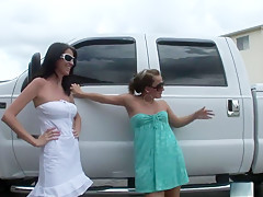 Exotic pornstar in fabulous outdoor, brunette xxx video