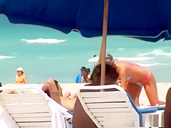 Exotic pornstar in best outdoor, voyeur porn clip