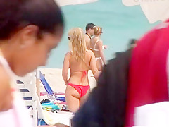 Exotic pornstar in best outdoor, voyeur porn clip