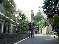 Tan Japanese amateur outdoor date and sweaty raw sex