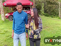 Goes On Vacation And Fucks An Old Man In A Tent 12 Min