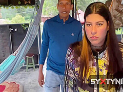 Goes On Vacation And Fucks An Old Man In A Tent 12 Min