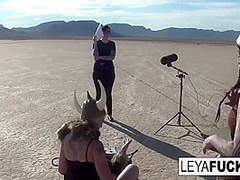 Leya The Viking Takes A Gold Trophy Up Her Ass
