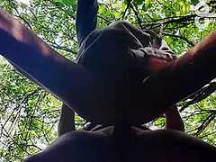 Breeding A Dirty Scally Bareback At A Cruising Spot Using Spit As Lube
