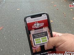 German ugyl housewife picked up from younger guy on street for meet and fuck