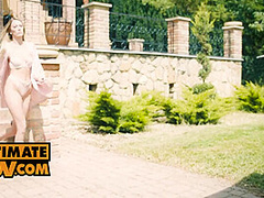 Pov - Your Hot Wife Fucks You In The Garden - Adira Allure