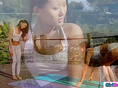 My nude yoga idea goes according to plan