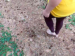 Topless Hiking - Titslapping - Cumshot
