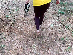 Topless Hiking - Titslapping - Cumshot