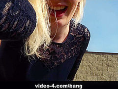 Tereza lets her man film himself fucking her in an abandoned lot - BANG
