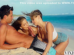 Addie Andrews And Cayenne Klein In Addie & Cayenne Live Out Their Threesome Fantasy 13 Min