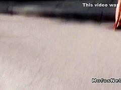 Blonde Makes Sex Tape Outdoor In Public