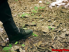 Bondage Teen Roughfucked Outdoors By Stalker