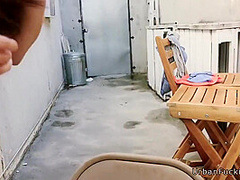 Lovely European Sucks Monster Cock In Public