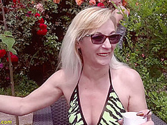 Mature Anal Summer Garden Party