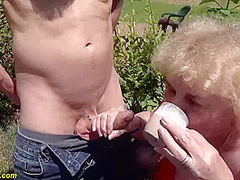 Mature Anal Summer Garden Party