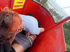 Yacht Ride And Public Blowjob In Funicular