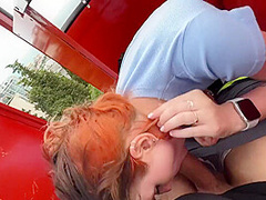 Yacht Ride And Public Blowjob In Funicular