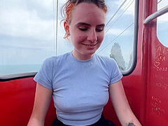 Yacht Ride And Public Blowjob In Funicular