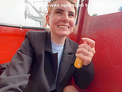 Yacht Ride And Public Blowjob In Funicular