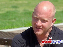 Bald Guy Licking Delicious Pussy