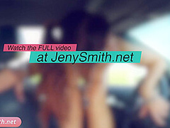 Doroga: Jeny Smith solo naked on the road. Teasing you