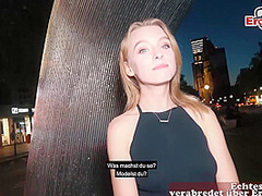 Shy 18yo Ukrainian teen dating in german street and picked up