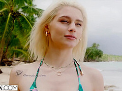 Petite Blonde Christy Has Earth-shattering Orgasms
