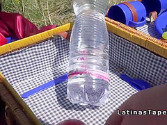Braless Busty Spanish Bangs In Picnic
