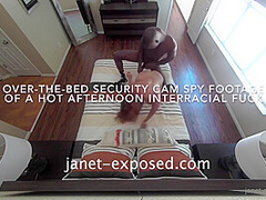 Over-the-bed Security Cam Spy Footage With Janet Mason