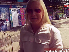 Public Flashing Sexdate With Blonde Street Slut In Berlin