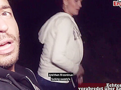 Street Fuck In Night Skinny And German Pickup Agent