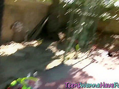 Teen Redhead Facialized