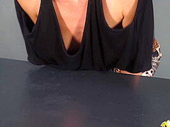 Getting An Eyeful - DownblouseJerk