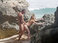 We Found A Secluded Place On The Beach To Have Sex - My Naughty