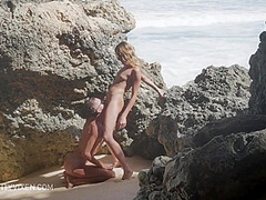 We Found A Secluded Place On The Beach To Have Sex - My Naughty